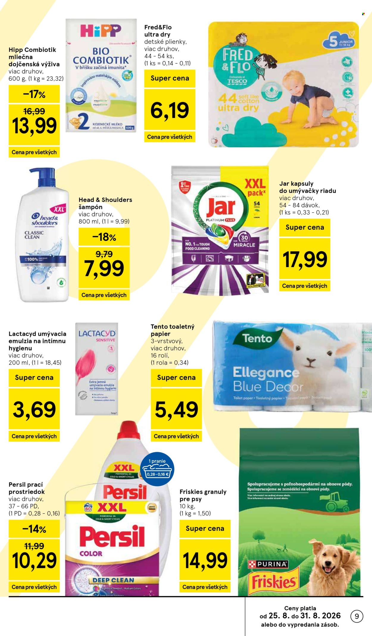 Leták TESCO - 26.8.2026 - 1.9.2026. Strana 9