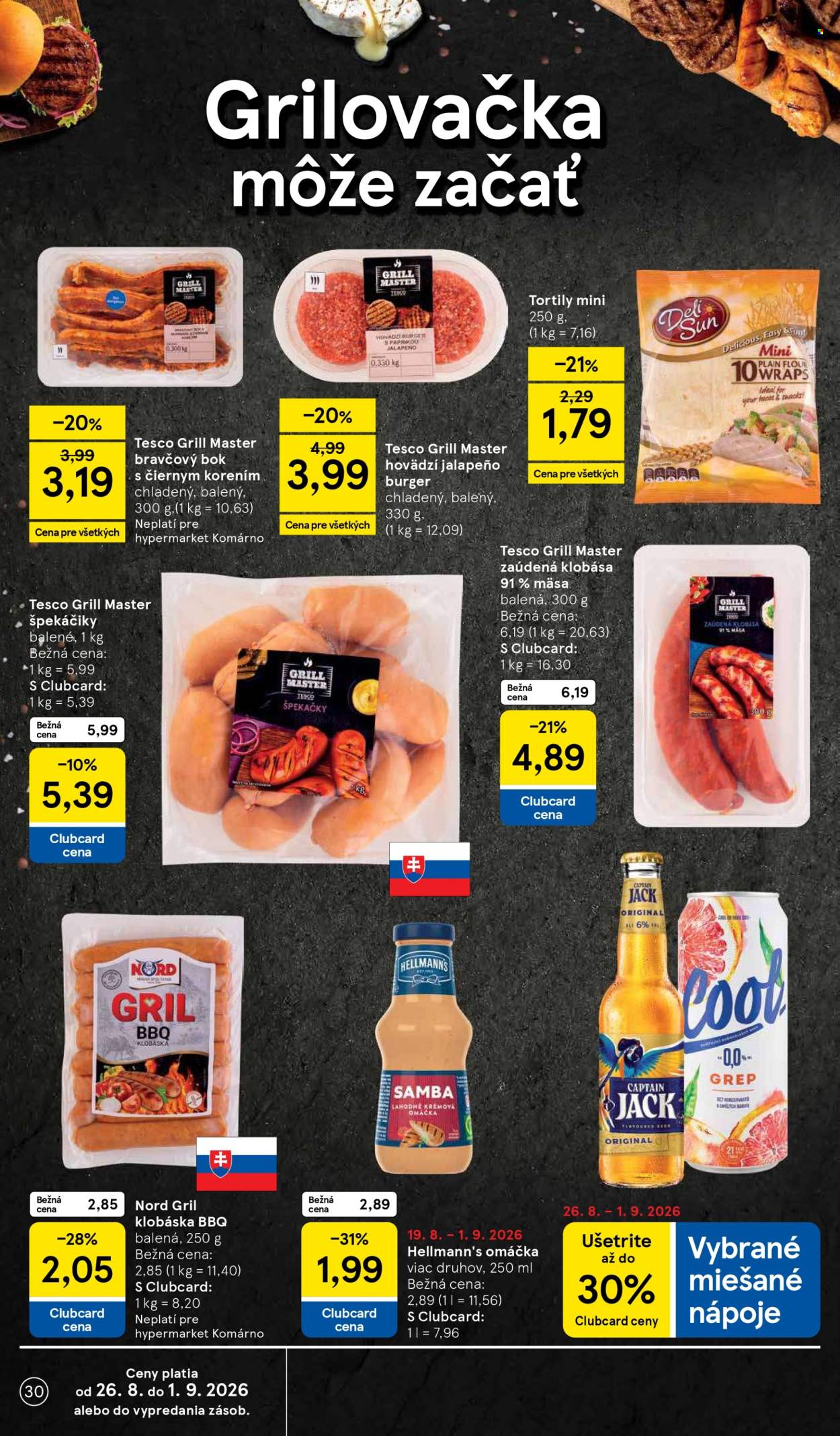 Leták TESCO - 26.8.2026 - 1.9.2026. Strana 30