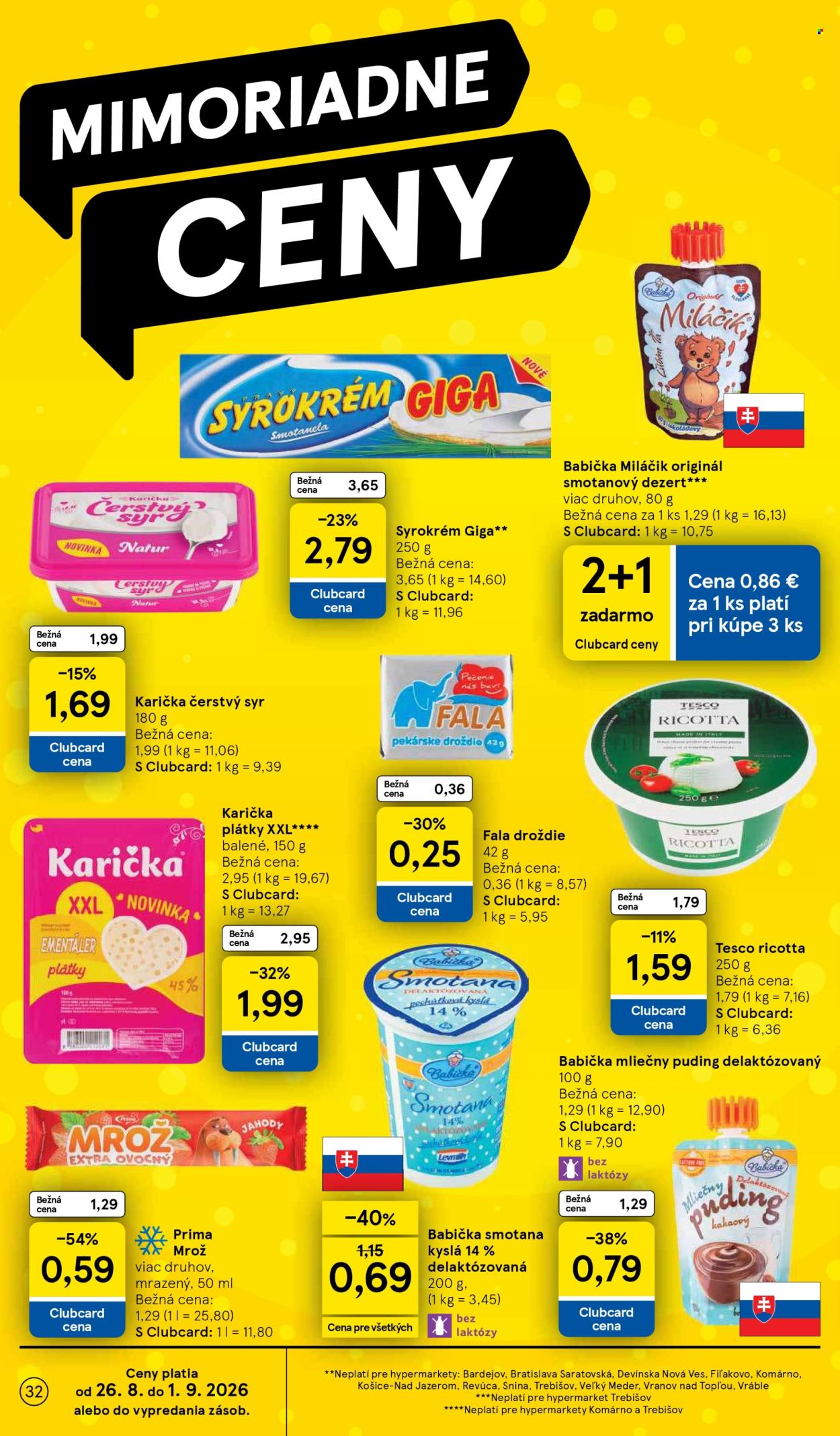 Leták TESCO - 26.8.2026 - 1.9.2026. Strana 32