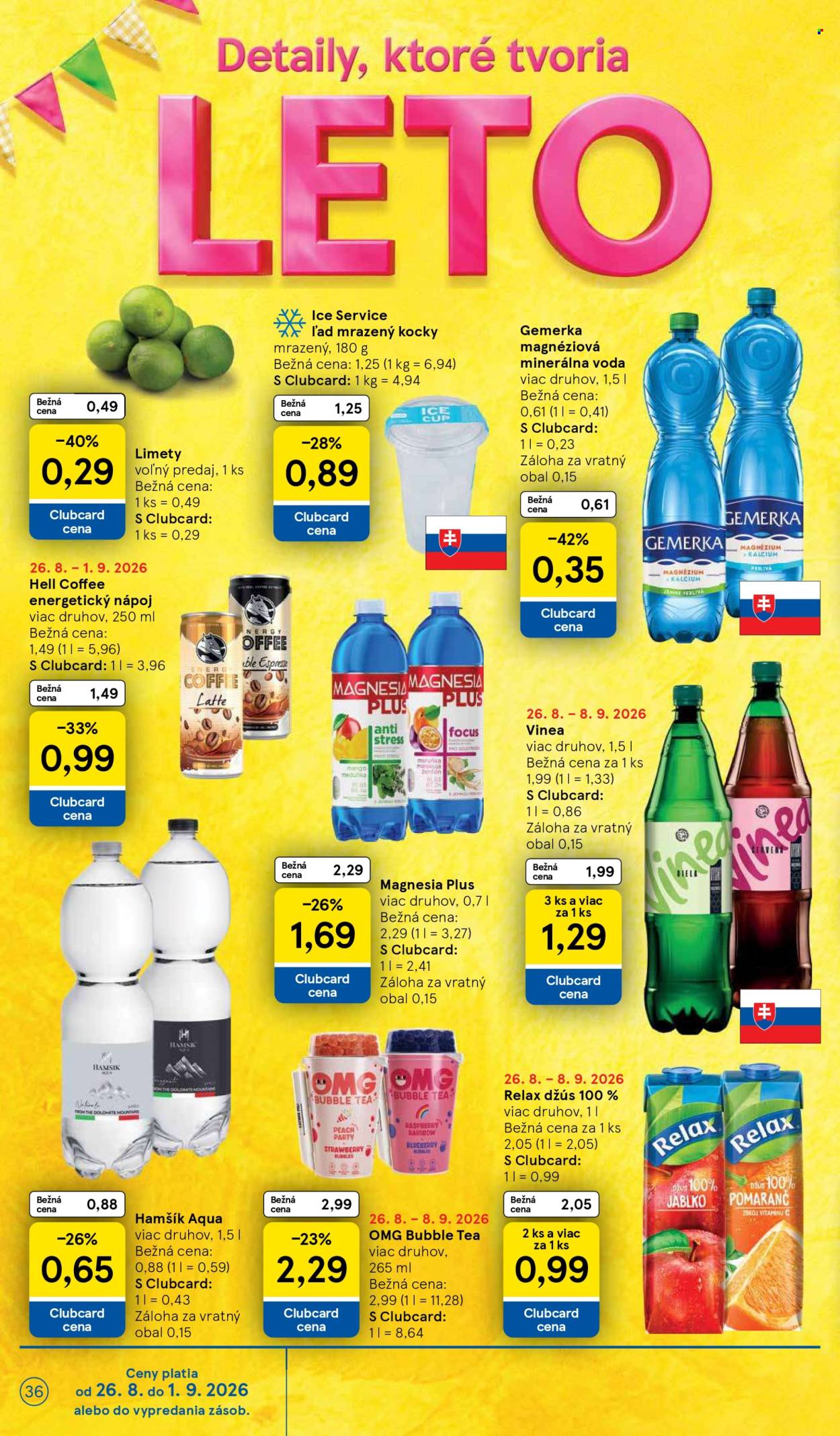 Leták TESCO - 26.8.2026 - 1.9.2026. Strana 36
