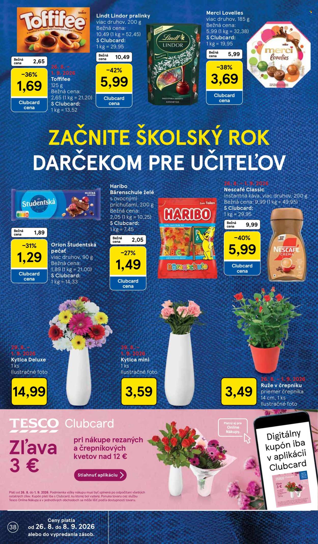 Leták TESCO - 26.8.2026 - 1.9.2026. Strana 38