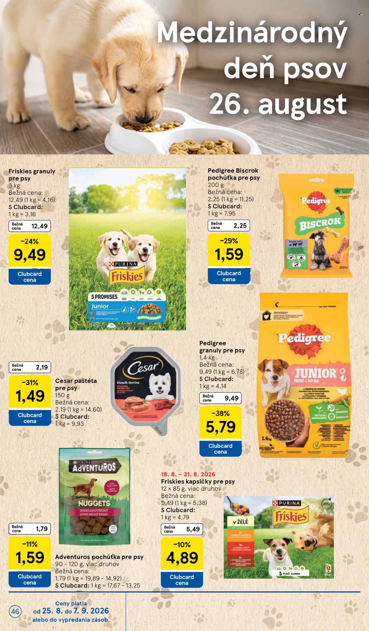 Leták TESCO - 26.8.2026 - 1.9.2026. Strana 46