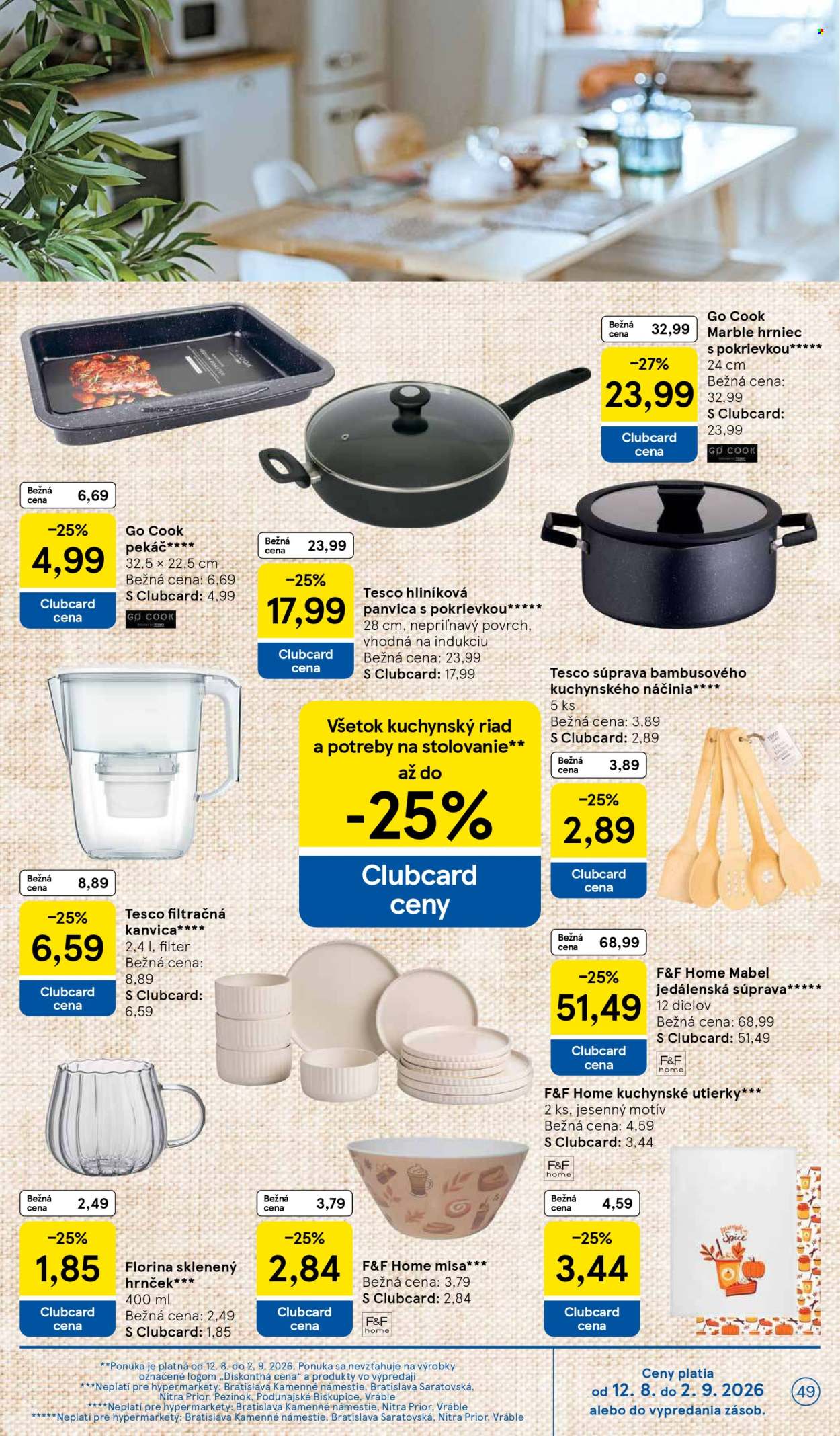 Leták TESCO - 26.8.2026 - 1.9.2026. Strana 49