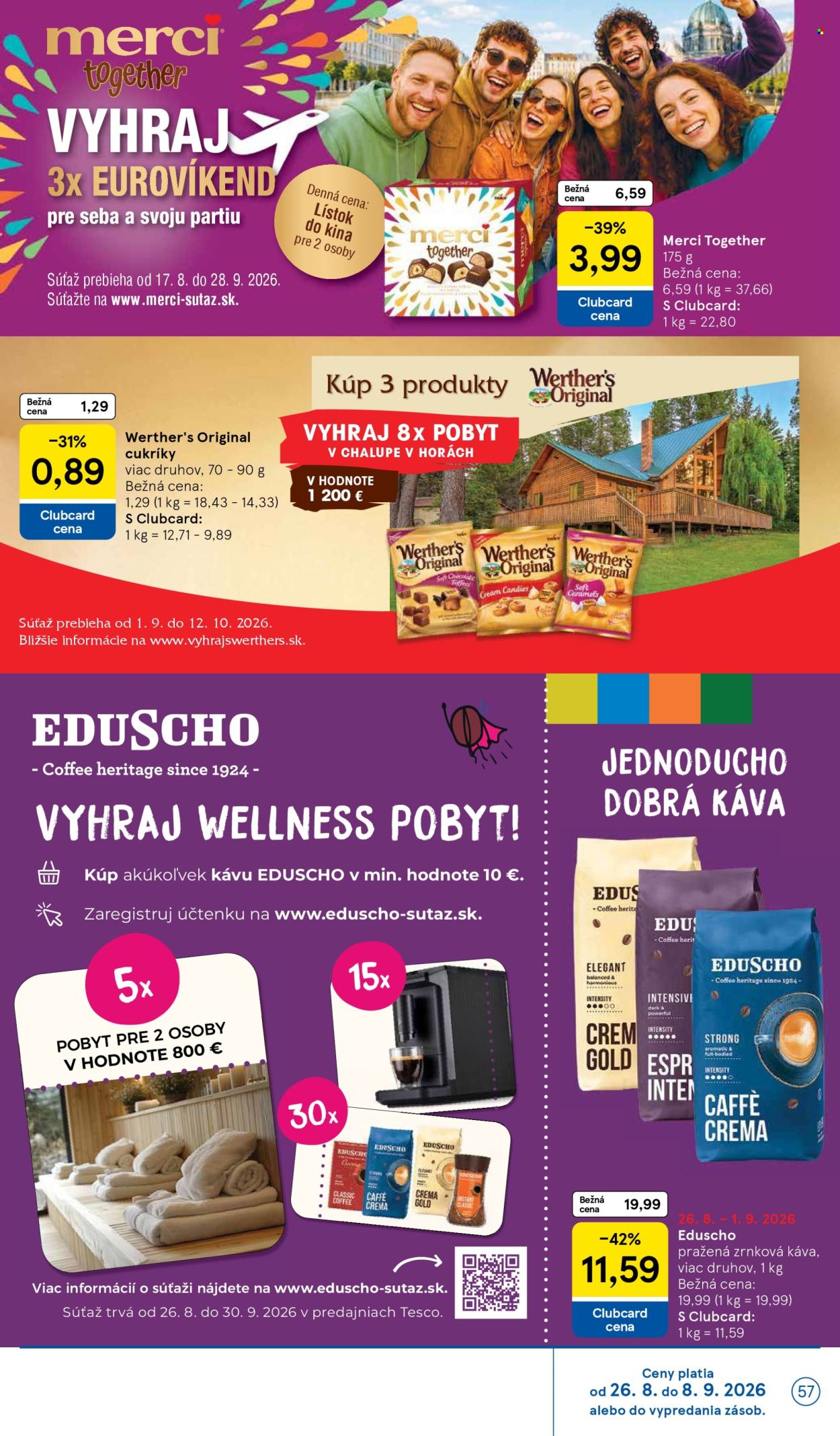 Leták TESCO - 26.8.2026 - 1.9.2026. Strana 57