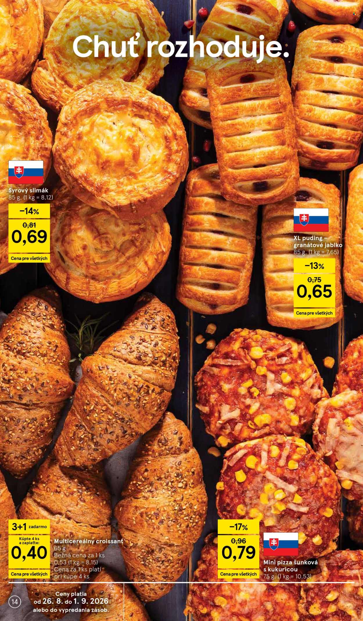 Leták TESCO supermarket - 26.8.2026 - 1.9.2026. Strana 14