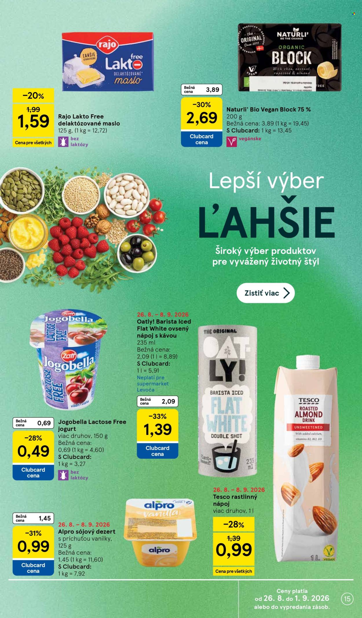 Leták TESCO supermarket - 26.8.2026 - 1.9.2026. Strana 15