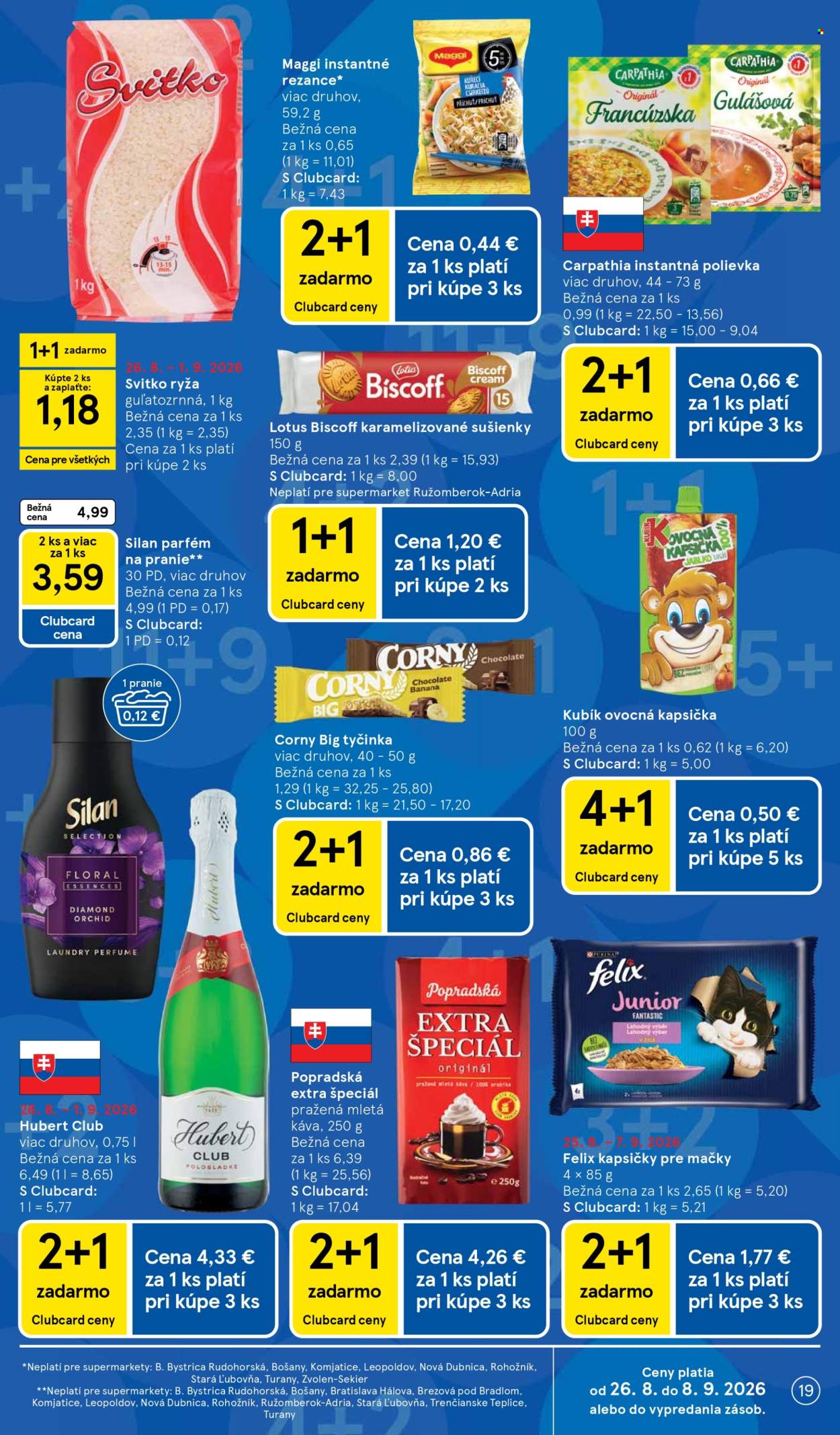 Leták TESCO supermarket - 26.8.2026 - 1.9.2026. Strana 19