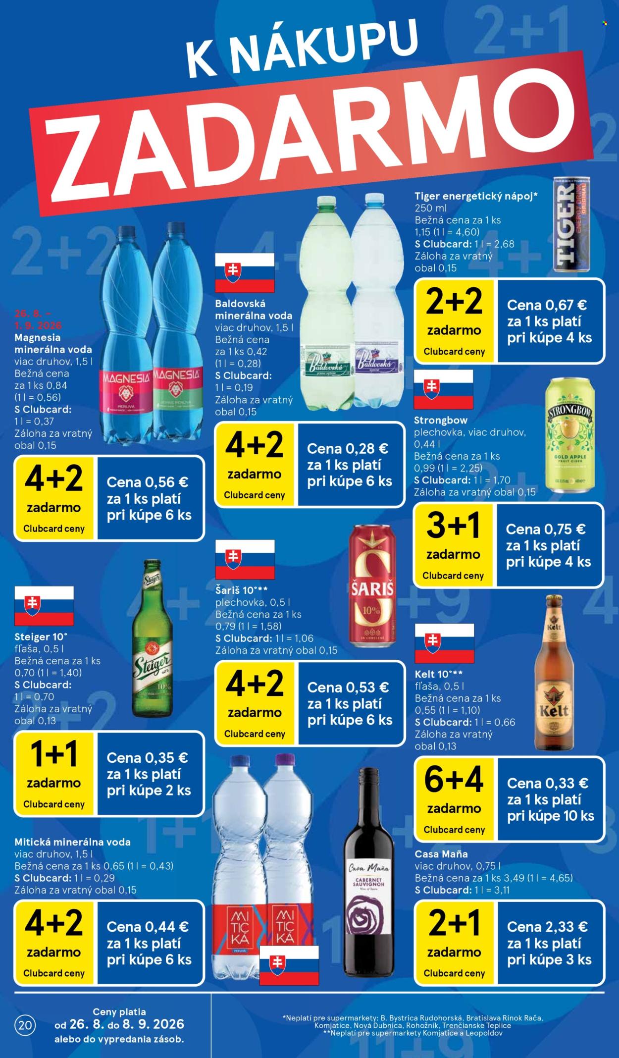 Leták TESCO supermarket - 26.8.2026 - 1.9.2026. Strana 20