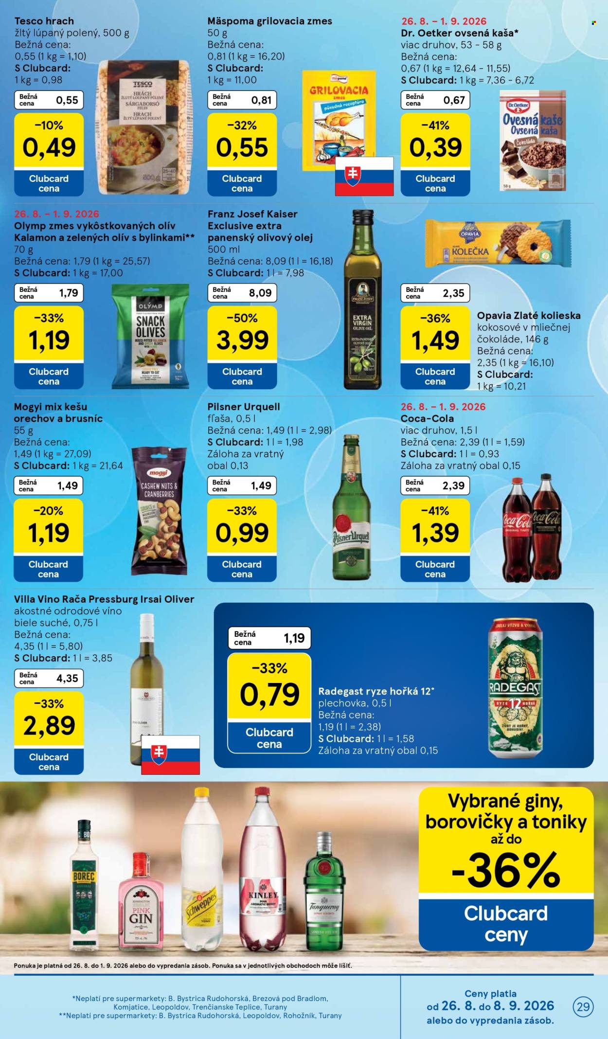 Leták TESCO supermarket - 26.8.2026 - 1.9.2026. Strana 29
