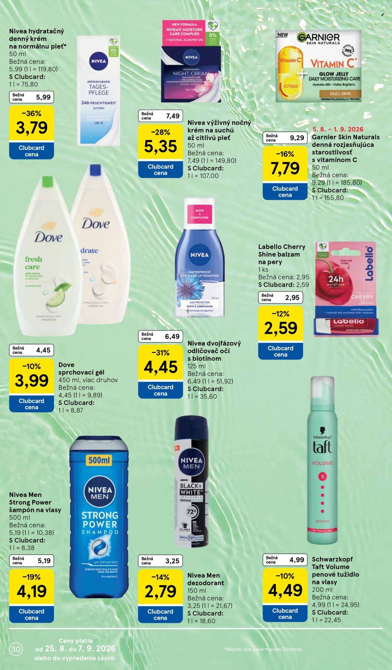Leták TESCO supermarket - 26.8.2026 - 1.9.2026. Strana 30
