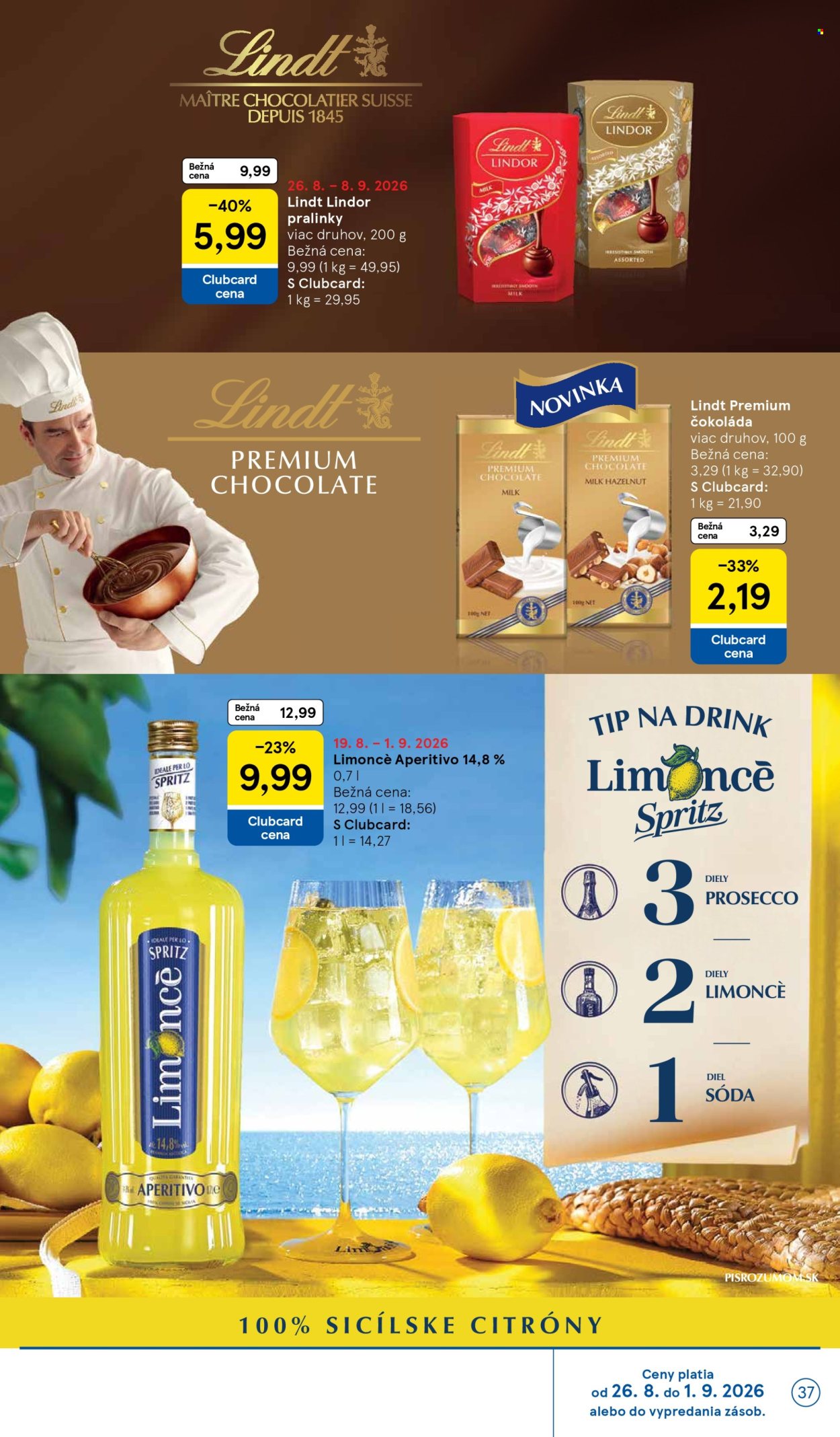 Leták TESCO supermarket - 26.8.2026 - 1.9.2026. Strana 37