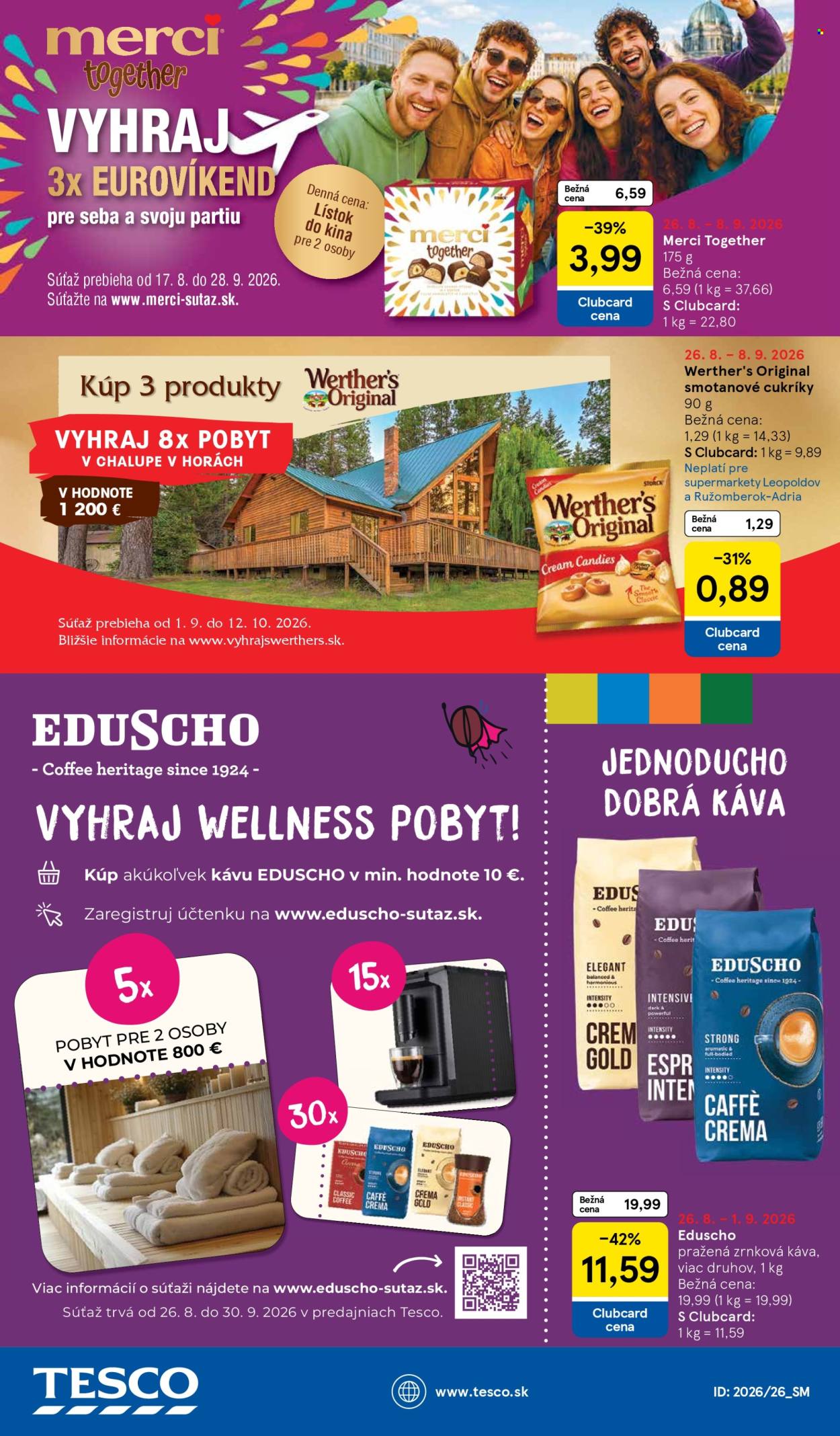 Leták TESCO supermarket - 26.8.2026 - 1.9.2026. Strana 38