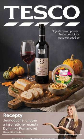 Leták TESCO hypermarket - 24.8.2026 - 20.9.2026.