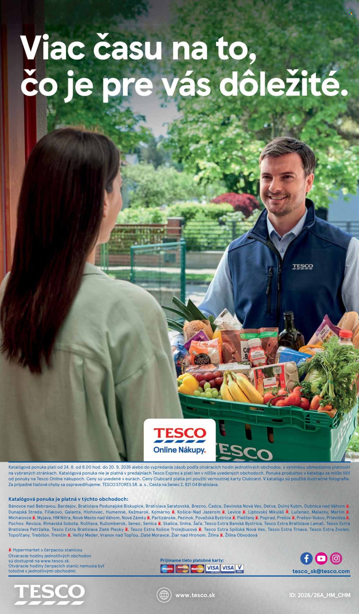 Leták TESCO hypermarket - 24.8.2026 - 20.9.2026. Strana 17