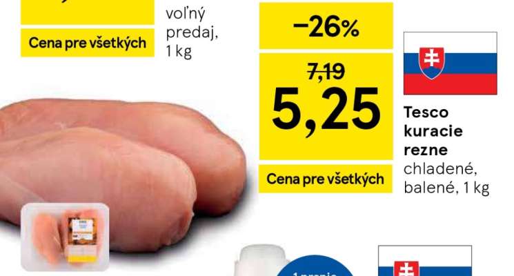 Tesco kuracie rezne