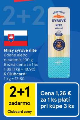 Milsy Syrové nite