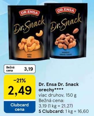 Dr. Ensa Dr. Snack orechy****