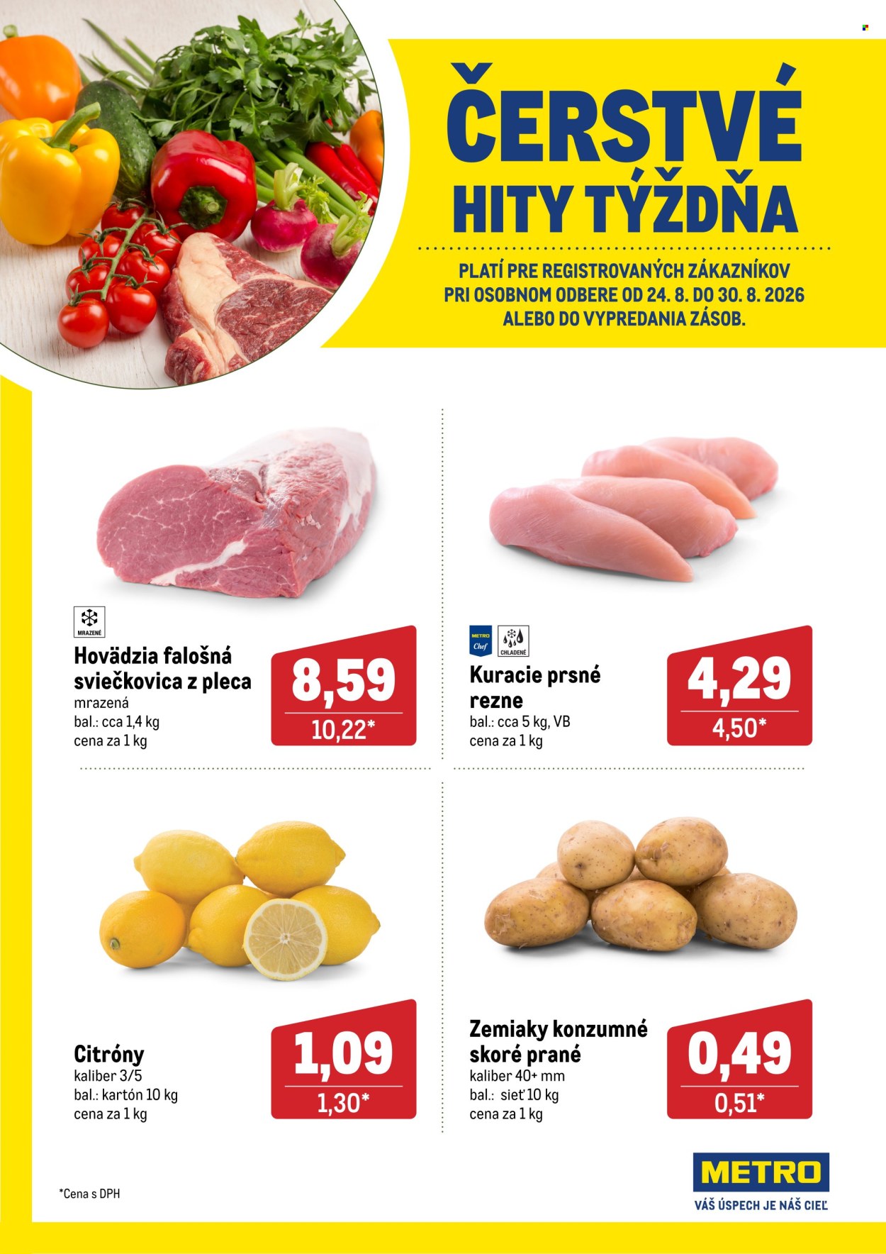Leták Metro - 24.8.2026 - 30.8.2026. Strana 1