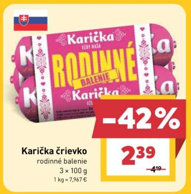 Karička črievko