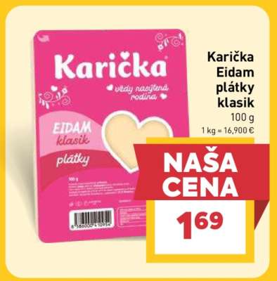 Karička eidam plátky klasik