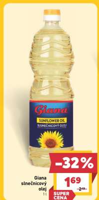 Giana slnečnicový olej