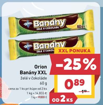 Orion Banány XXL