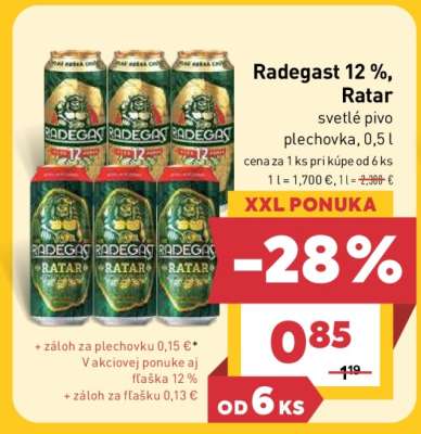 Radegast 12 %, Ratar