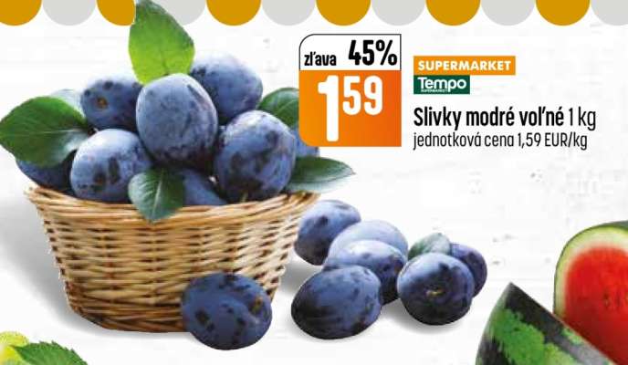 Slivky modré voľné 1 kg