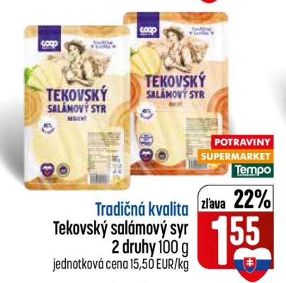 Tekovský salámový syr