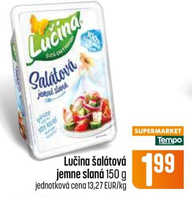 Lučina šalátová jemne slaná