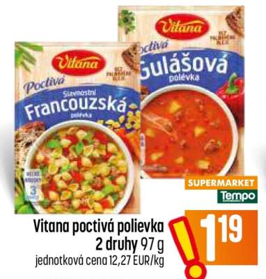VITANA Poctivá polievka