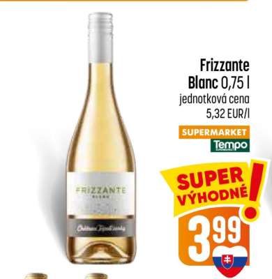 Frizzante Blanc 0,75 l