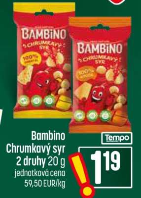 Bambino Chrumkavý syr