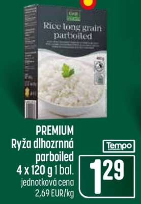 PREMIUM Ryža dlhozrnná parboiled