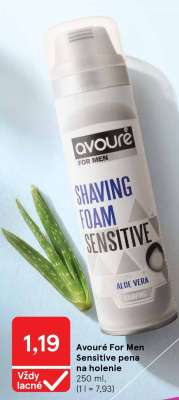 Avouré For Men Sensitive pena na holenie