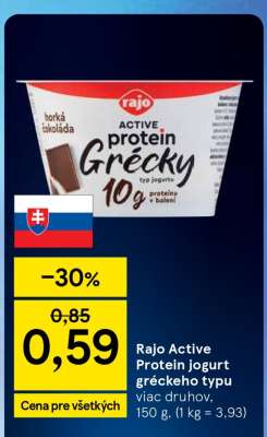 Rajo Active Protein jogurt gréckeho typu