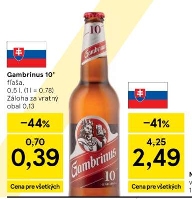 Gambrinus 10%