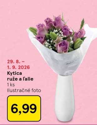 Kytica ruže a ľalie