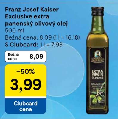 Franz Josef Kaiser Exclusive Extra panenský olivový olej
