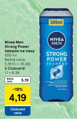 Nivea Men Strong Power šampón na vlasy