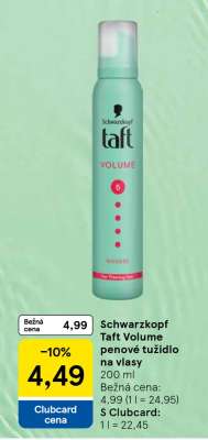 Schwarzkopf Taft Volume pěnové tužidlo na vlasy