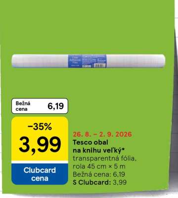 Tesco obal na knihu velký
