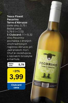 Tesco Finest Pecorino Terre d'Abruzzo