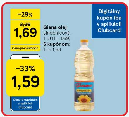 Giana olej slnečnicový
