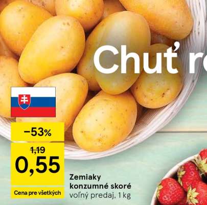 Zemiaky konzumné skoré