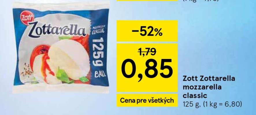 Zott Zottarella mozzarella classic