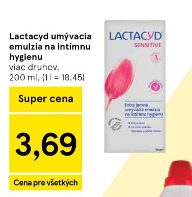 Lactacyd umývacia emulzia na intímnu hygienu