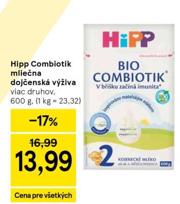Hipp Combiotik mliečna dojčenská výživa
