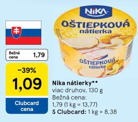 Nika nátierky