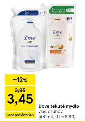 DOVE Tekuté mydlo